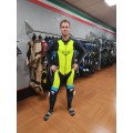 Virus Power Alien Textile Racing Suit with Helite Airbag System